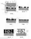 Fig. 03 - Electrochemical fabrication methods incorporating dielectric materials and/or using dielectric substrates