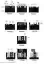 Fig. 33 - Electrochemical fabrication methods incorporating dielectric materials and/or using dielectric substrates