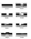 Fig. 34 - Electrochemical fabrication methods incorporating dielectric materials and/or using dielectric substrates