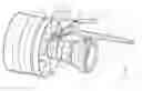 Fig. 01 - Mounting system inserted between an aircraft engine and a rigid structure of an attachment strut fixed under a wing of this aircraft