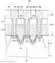 Fig. 01 - Transistors of semiconductor device having channel region in a channel-portion hole and methods of forming the same