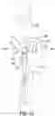 Fig. 11 - Stroller with means for limiting direction of a wheel