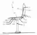 Fig. 01 - Flexible chair with post base