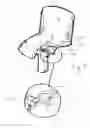 Fig. 08 - Flexible chair with post base