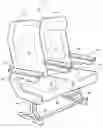 Fig. 01 - Vehicle seating with shared armrests