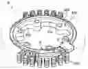 Fig. 01 - Stator of outer rotor type motor for drum type washing machine