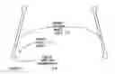 Fig. 06 - Stepped time based servo pattern and head
