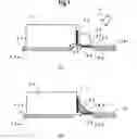 Fig. 02 - Head/slider supporting structure having lead wire inclined relative to slider pad