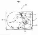 Fig. 03 - Head/slider supporting structure having lead wire inclined relative to slider pad