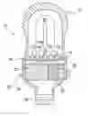 Fig. 01 - LED light bulb with active ingredient emission