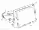 Fig. 01 - Portable videodisc player hanging structure