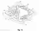 Fig. 11 - Multipath interconnect with meandering contact cantilevers