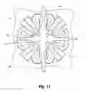 Fig. 12 - Multipath interconnect with meandering contact cantilevers