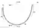 Fig. 01 - Garment underwire with zones of differing flexibility
