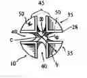 Fig. 01 - Golf ball having visible non-spherical insert