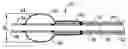 Fig. 01 - Occlusion balloon catheter with longitudinally expandable balloon