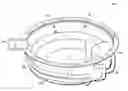 Fig. 01 - Spa insert with flat upper flange and integral spill way