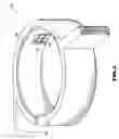 Fig. 06 - Spa insert with flat upper flange and integral spill way