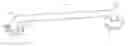 Fig. 01 - Wall mounted bathroom support bars with integral mounting flange