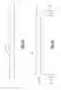 Fig. 03 - Wall mounted bathroom support bars with integral mounting flange