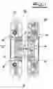 Fig. 02 - Hinge plate for concealed placement between door frame and door