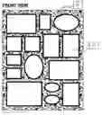 Fig. 01 - Decorative picture/photo frame mat and method of making the same