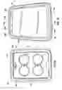 Fig. 16 - Container with cover and closure member