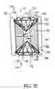 Fig. 12 - Lattice structure forming a surface of gemstones