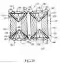 Fig. 13 - Lattice structure forming a surface of gemstones