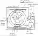 Fig. 01 - Imaging tomography apparatus with fluid-containing chambers forming out-of-balance compensating weights for a rotating part