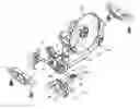 Fig. 01 - Mechanism for titling and height adjusting circular blade of circular saw machine
