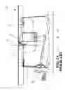 Fig. 03 - Mechanism for titling and height adjusting circular blade of circular saw machine