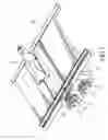 Fig. 05 - Mechanism for titling and height adjusting circular blade of circular saw machine
