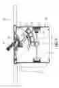 Fig. 10 - Mechanism for titling and height adjusting circular blade of circular saw machine