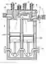 Fig. 01 - Compression ignition engine by air injection from air-only cylinder to adjacent air-fuel cylinder