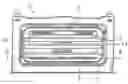 Fig. 01 - Oven enclosure for a broiling oven with microwave capability