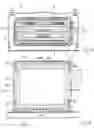 Fig. 02 - Oven enclosure for a broiling oven with microwave capability