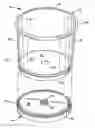 Fig. 01 - Trash can with pull thruough bags
