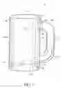 Fig. 02 - Beverage container with thermally insulated handle and methods of making same