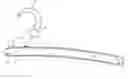 Fig. 01 - Gravity actuated collapsible garment hanger