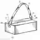 Fig. 01 - Shoulder strap for cushion support of a case or the like