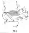 Fig. 10 - Tether arrangement for portable electronic device, such as a laptop computer