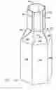 Fig. 10 - Packaging container and blank for producing the same