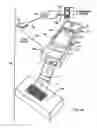 Fig. 19 - Wireless automatic laser scanning bar code symbol reading system, wherein the RF-based transceiver chipsets within the wireless hand-supportable unit and base station thereof are automatically deactivated and said RF data communication link therebetween terminated when said system enters its power-saving sleep mode, and reactivated and re-established when re-entering its operational mode