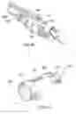 Fig. 12 - Rotary tool with quick connect means and attachments thereto