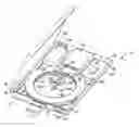Fig. 01 - Data cartridges handler including a ring-shaped carousel and a picker within the inner periphery of the carousel