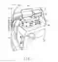 Fig. 02 - Tool storage compartment of a work machine