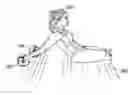 Fig. 01 - Apparatus and method for exercise using an omnidirectional roller
