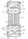 Fig. 01 - Spinal intervertebral implant adjustable in situ comprising hard pass point