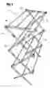 Fig. 02 - Collapsible laundry rack